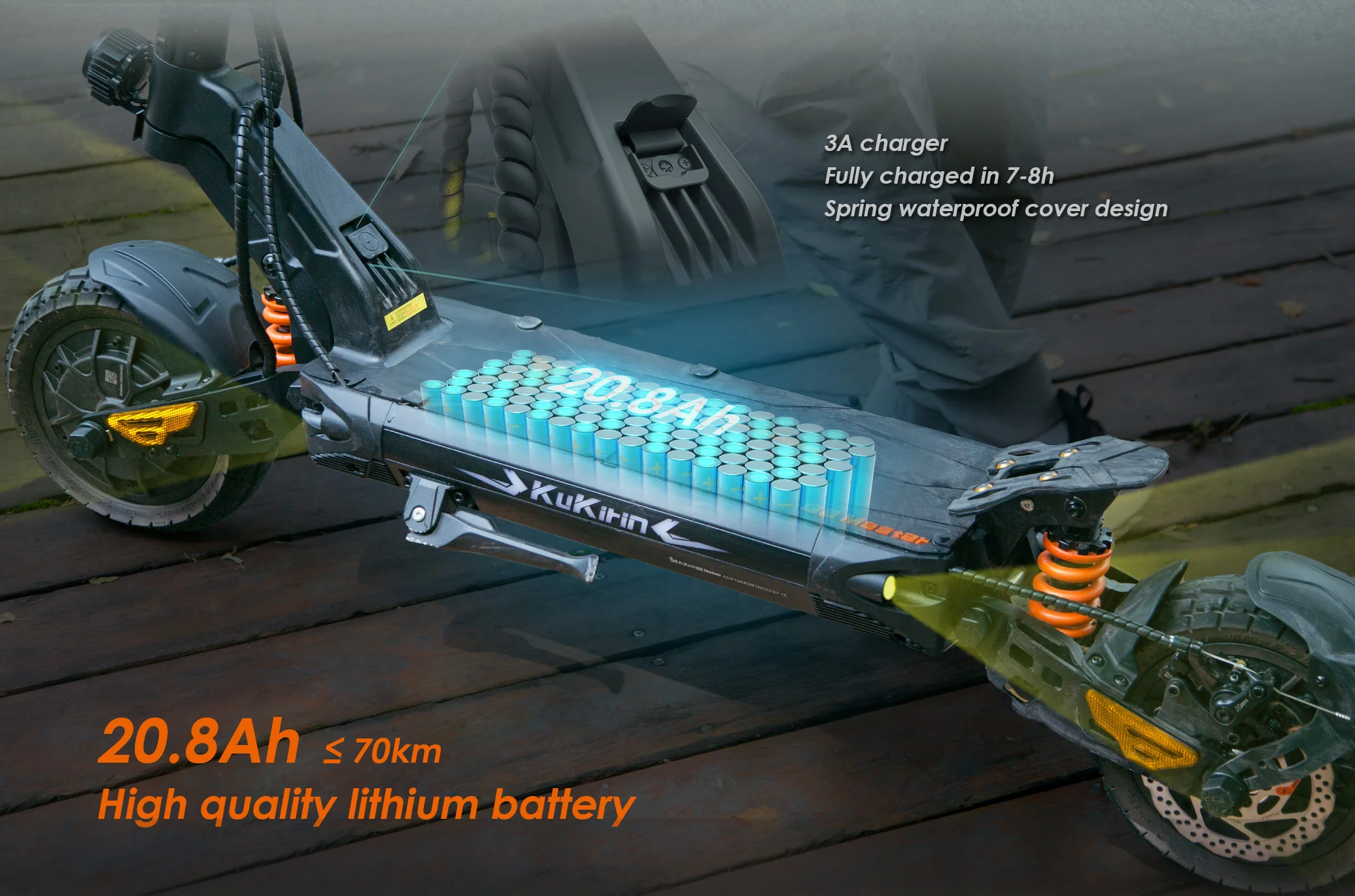 Kukirin G2 master - 2*1000W Dual Motor - Image 14