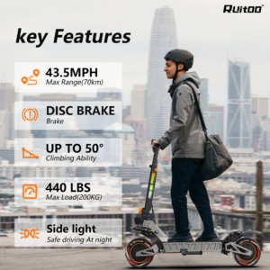 ელექტრო სკუტერი Ruitoo M6 Max | 3000W (2X1500) - Image 6